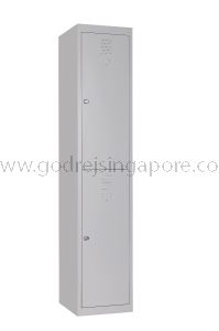 2 DOOR METAL LOCKER