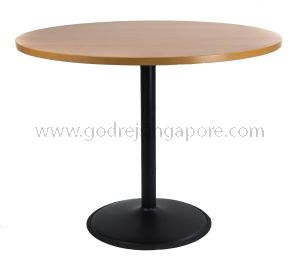 Round Discussion Table Trumpet Leg 1000mm