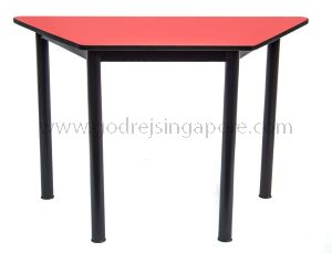 Trapezium Table-Red