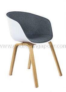 Model 8320 Nordic Lounge Chair White/grey