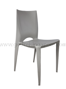 Fully Moulded Designer PP chair Model 2011 GREY