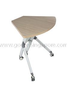 Fan Shaped Mobile Foldable Table