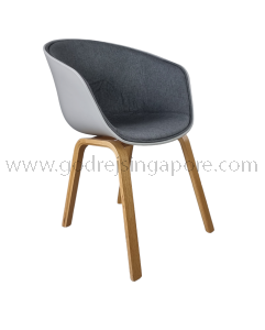 Model 8320 Nordic Lounge Chair Grey