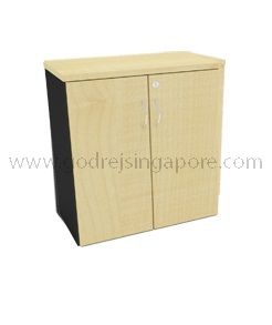 Low Height Wooden Swing Door Cabinet