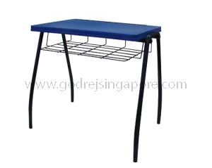 School Desk With Mesh Tray