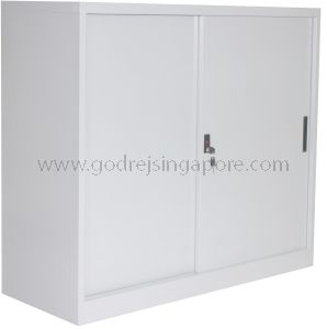 HALF HEIGHT SLIDING DOOR METAL CABINET