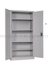 TALL SWING DOOR METAL CABINET 2100mm WITH SECURITY BAR