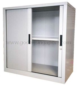 HALF HEIGHT TAMBOUR DOOR CABINET 1000mmW