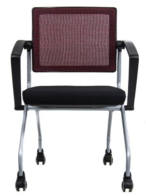 Training chair with Swivel Back, Model LS542 Red