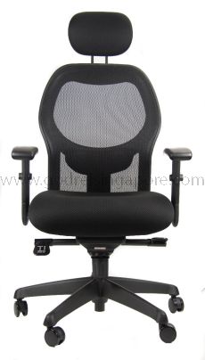 Godrej Singapore Lexus HB Chair - High-Back Office Chair with Adjustable Features, Ergonomic Lumbar Support, Strong Nylon Base, and Premium Materials Including Breathable Mesh Upholstery. Ideal for Offices, Conference Rooms, and Home Workspaces.