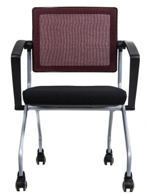 Training chair with Swivel Back,  Model LS542 Red