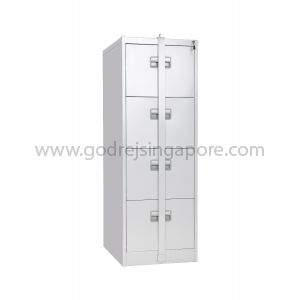 4 DRAWER FILING CABINET WITH SECURITY BAR