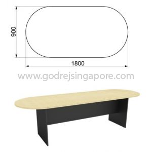 Oval Shaped Meeting Table